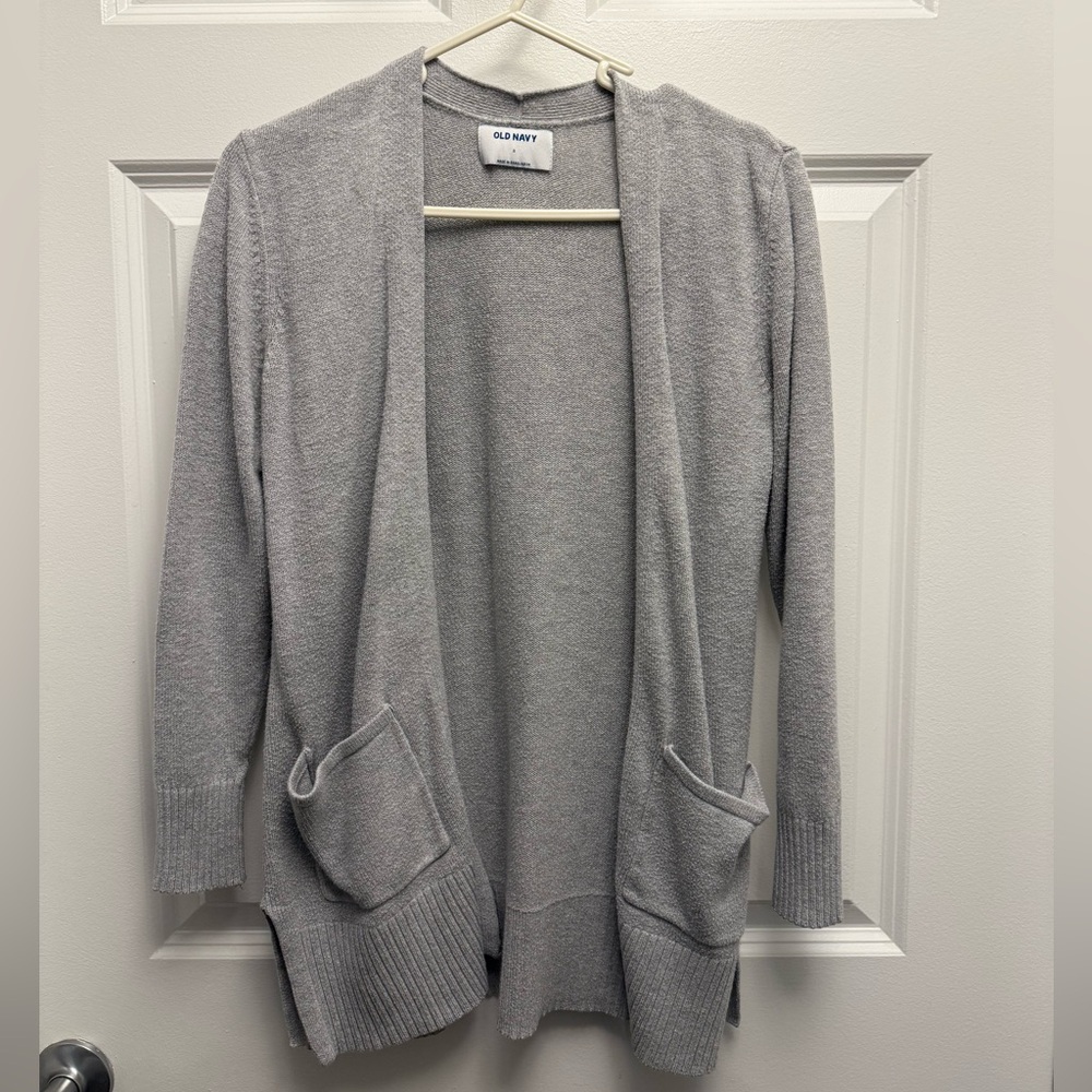 Old Navy Gray Cardigan - Size Small
